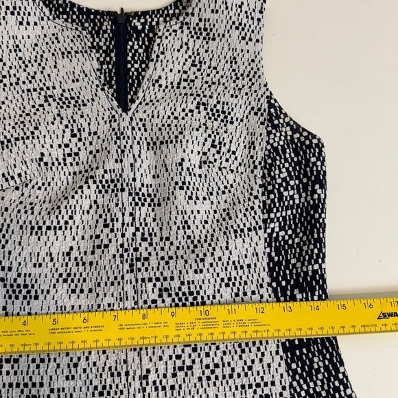 10 Crosby Derek Lam Navy White Shift Dress 0 - Picture 9 of 10